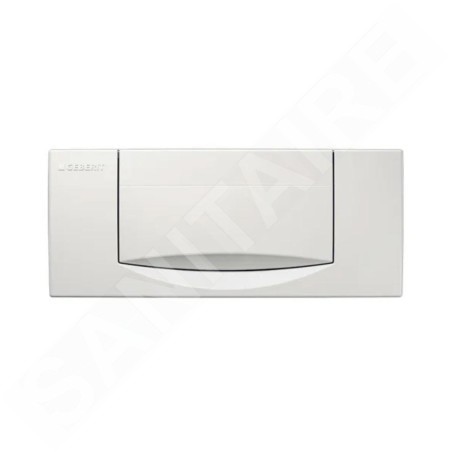 Geberit Systèmes de chasse d’eau - Plaque de déclenchement 300T, blanc 115.333.11.1