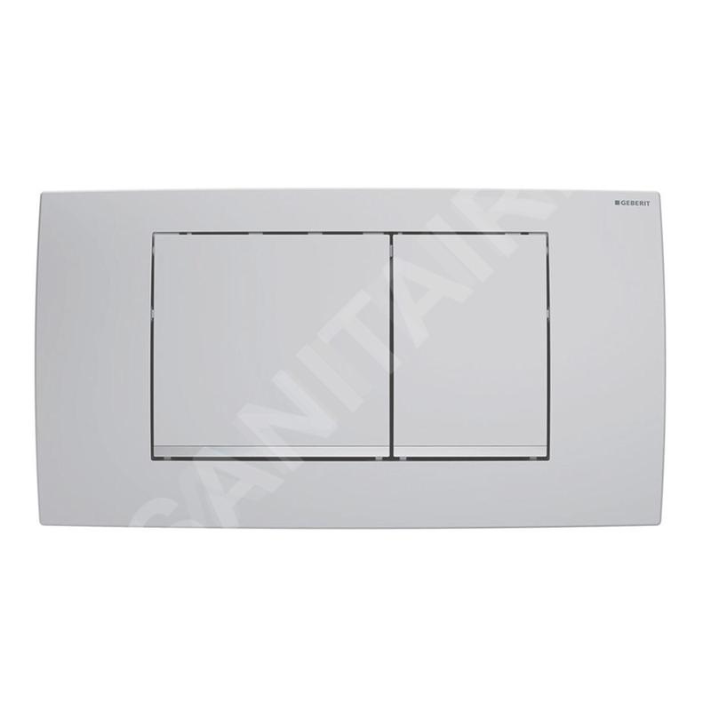 Geberit Twinline30 - Plaque de déclenchement, easy to clean, chrome mat 115.899.JQ.1