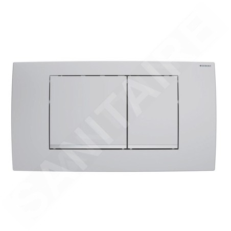 Geberit Twinline30 - Plaque de déclenchement, easy to clean, chrome mat 115.899.JQ.1