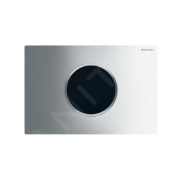 Geberit Sigma10 - Commande électronique de chasse d'eau, alimentation  secteur, chrome brillant / mat 115.907.KH.6