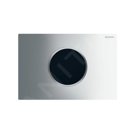 Geberit Sigma10 - Commande électronique de chasse d'eau, alimentation  secteur, chrome brillant / mat 115.907.KH.6