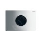 Geberit Sigma10 - Commande électronique de chasse d'eau, alimentation secteur, chrome brillant / mat 115.907.KH.6 Geberit Sigma10 - Commande électronique de chasse d'eau, alimentation secteur, chrome brillant / mat 115.907.KH.6