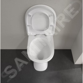 Villeroy & Boch ViCare - WC à poser, sortie par arrière, Rimless, blanc alpin 4683R001