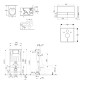 kielle Genesis - Set de bâti-support, cuvette Architectura et abattant softclose, plaque de déclenchement Gemini I, chrome kielle Genesis - Set de bâti-support, cuvette Architectura et abattant softclose, plaque de déclenchement Gemini I, chrome