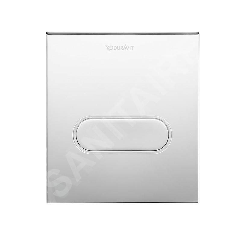 Duravit DuraSystem - Plaque de déclenchement A1 pour urinoir, chrome brillant WD5004021000