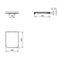 Ideal Standard Blend - Abattant WC, softclose, blanc T392701