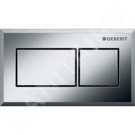 Geberit Systèmes de chasse d’eau - Déclenchement à distance pneumatique, pour rinçage double touche, chrome brossé 116.051.GH.1