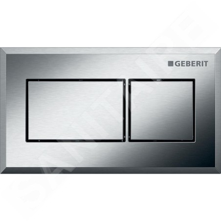 Geberit Systèmes de chasse d’eau - Déclenchement à distance pneumatique, pour rinçage double touche, chrome brossé 116.051.GH.1