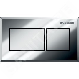 Geberit Systèmes de chasse d’eau - Déclenchement à distance pneumatique, pour rinçage double touche, chrome brillant / chrome