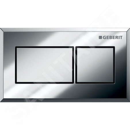 Geberit Systèmes de chasse d’eau - Déclenchement à distance pneumatique, pour rinçage double touche, chrome brillant / chrome