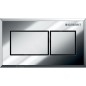 Geberit Systèmes de chasse d’eau - Déclenchement à distance pneumatique, pour rinçage double touche, chrome brillant / chrome