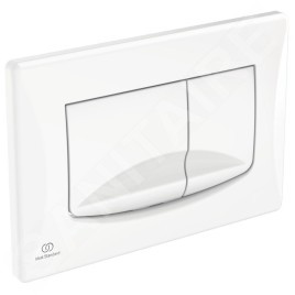 Ideal Standard Solea - Plaque de déclenchement de chasse d’eau Solea M2, blanc R0109AC