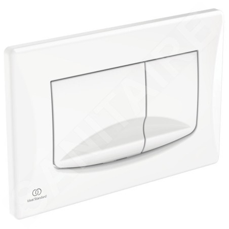 Ideal Standard Solea - Plaque de déclenchement de chasse d’eau Solea M2, blanc R0109AC