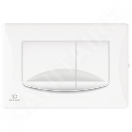 Ideal Standard Solea - Plaque de déclenchement de chasse d’eau Solea M2, blanc R0109AC