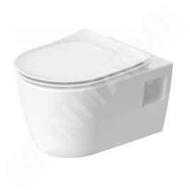 Duravit Soleil by Starck - WC suspendu avec abattant Softclose, Rimless, HygieneFlush, HygieneGlaze, blanc 45860920A1