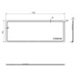 Sapho Gemini II - Miroir avec éclairage LED 1500x550 mm GM150