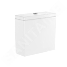 Roca Inspira - Réservoir de toilette, DualFlush, alimentation par le bas à gauche, blanc A341520000