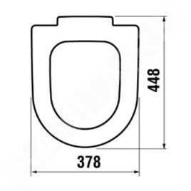 Jika Mio - Abattant WC, duroplast, blanc H8927113000001