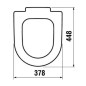 Jika Mio - Abattant WC, duroplast, blanc H8927113000001