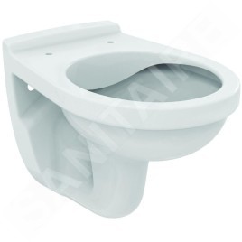 Ideal Standard ProSys - Set d'installation pré-murale, cuvette Alpha avec abattant, plaque de déclenchement Oleas M2, blanc