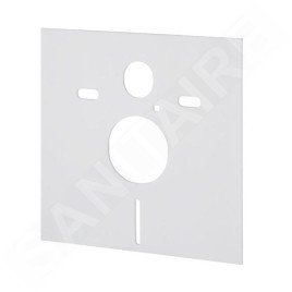 Ideal Standard ProSys - Set d'installation pré-murale, cuvette Alpha avec abattant, plaque de déclenchement Oleas M2, blanc