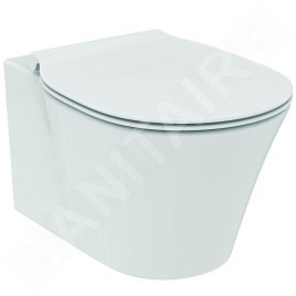 Ideal Standard ProSys - Ensemble pour WC suspendu, cuvette et abattant Connect Air, Plaque de déclenchement Oleas M2,