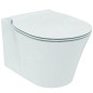 Ideal Standard ProSys - Ensemble pour WC suspendu, cuvette et abattant Connect Air, Plaque de déclenchement Oleas M2,