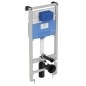 Ideal Standard ProSys - Ensemble pour WC suspendu, cuvette et abattant Connect Air, Plaque de déclenchement Oleas M2,