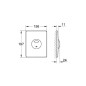 Grohe Skate - Bouton de commande, acier inoxydable brossé 38862SD0 Grohe Skate - Bouton de commande, acier inoxydable brossé 38862SD0
