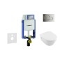 Geberit Kombifix - Bâti-support pour WC suspendu avec plaque de déclenchement Sigma01, chrome brillant + Villeroy Boch – Geberit Kombifix - Bâti-support pour WC suspendu avec plaque de déclenchement Sigma01, chrome brillant + Villeroy Boch –