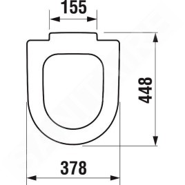 Jika Deep - abattant WC, duroplast, SlowClose, blanc H8932843000001