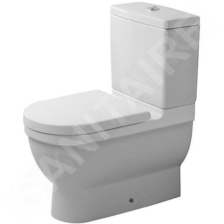 Duravit Starck 3 - WC à poser à installer avec réservoir, blanc 0128090000