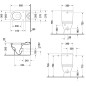 Duravit Starck 3 - WC à poser à installer avec réservoir, blanc 0128090000 Duravit Starck 3 - WC à poser à installer avec réservoir, blanc 0128090000