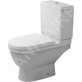 Duravit Starck 3 - WC à poser à installer avec réservoir, blanc 0126090000