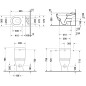 Duravit Starck 3 - WC à poser à installer avec réservoir, blanc 0126090000 Duravit Starck 3 - WC à poser à installer avec réservoir, blanc 0126090000