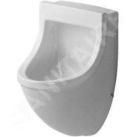 Duravit Starck 3 - Urinoir, alimentation d’eau arrière, blanc 0821350000