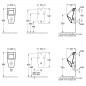 Villeroy & Boch Venticello - Urinoir à action siphonique, 285x545x315 mm, DirectFlush, blanc alpin 5504R101 Villeroy & Boch Venticello - Urinoir à action siphonique, 285x545x315 mm, DirectFlush, blanc alpin 5504R101