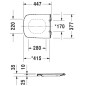Duravit DuraStyle - Abattant de toilette Vital, blanc 0020610000