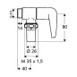 Schell Schellomat - Robinet de rinçage pour WC, chrome 027020699