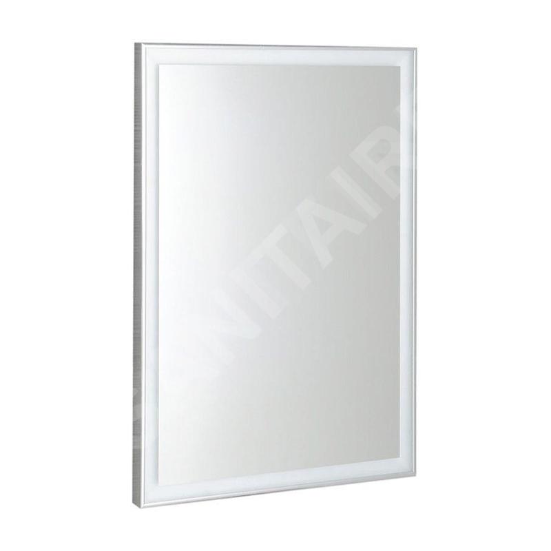 Sapho Luminar - Miroir en cadre avec éclairage LED, 600x800 mm, chrome NL557 Sapho Luminar - Miroir en cadre avec éclairage LED, 600x800 mm, chrome NL557