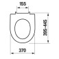 Jika Lyra plus - Abattant WC, SlowClose, blanc H8903850000631