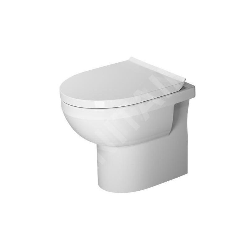 Duravit DuraStyle Basic - WC à poser avec abattant softclose, sortie par arrière, Rimless, blanc alpin 41840900A1 Duravit DuraStyle Basic - WC à poser avec abattant softclose, sortie par arrière, Rimless, blanc alpin 41840900A1