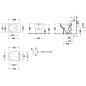 Duravit DuraStyle Basic - WC à poser avec abattant softclose, sortie par arrière, Rimless, blanc alpin 41840900A1 Duravit DuraStyle Basic - WC à poser avec abattant softclose, sortie par arrière, Rimless, blanc alpin 41840900A1