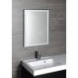 Sapho Luminar - Miroir en cadre avec éclairage LED, 600x800 mm, chrome NL557 Sapho Luminar - Miroir en cadre avec éclairage LED, 600x800 mm, chrome NL557