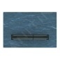 Geberit Sigma50 - Plaque de déclenchement 2 touches, ardoise Mustang / chromé noir 115.671.JM.2