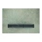 Geberit Sigma50 - Plaque de déclenchement 2 touches, décor béton / chromé noir 115.671.JV.2