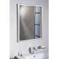 Sapho Luminar - Miroir en cadre avec éclairage LED, 600x800 mm, chrome NL557 Sapho Luminar - Miroir en cadre avec éclairage LED, 600x800 mm, chrome NL557