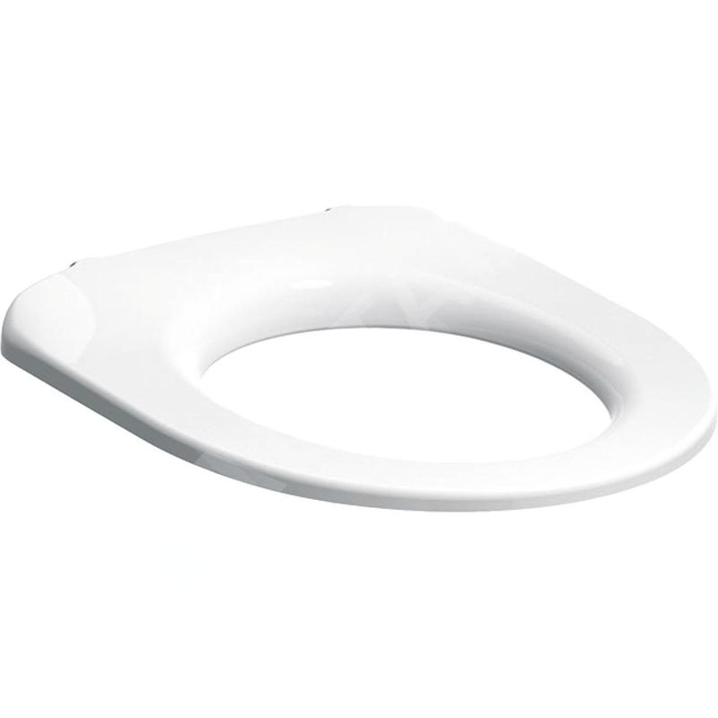 Geberit Selnova Comfort - Abattant WC pour personne à mobilité réduite sans couvercle, blanc 500.340.01.1