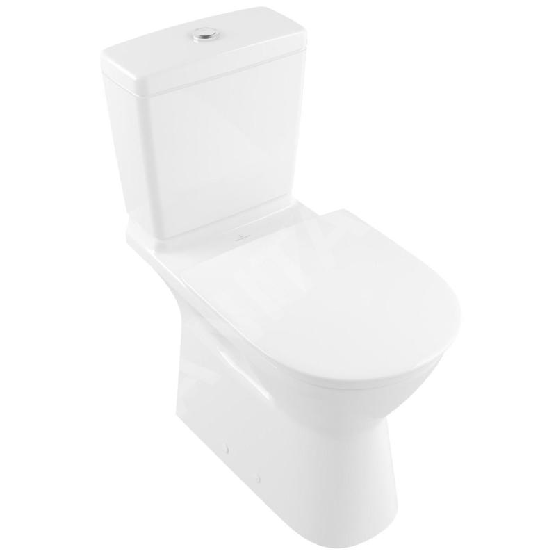 Villeroy & Boch ViCare - cuvette de WC pour personnes à mobilité réduite, coude Vario, DirectFlush, blanc alpin 4620R001 Villeroy & Boch ViCare - cuvette de WC pour personnes à mobilité réduite, coude Vario, DirectFlush, blanc alpin 4620R001