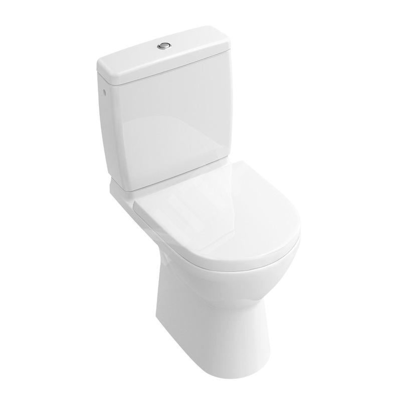 Villeroy & Boch O.novo - cuvette de WC Compact, sortie arrière, DirectFlush, CeramicPlus, blanc alpin 5689R0R1 Villeroy & Boch O.novo - cuvette de WC Compact, sortie arrière, DirectFlush, CeramicPlus, blanc alpin 5689R0R1